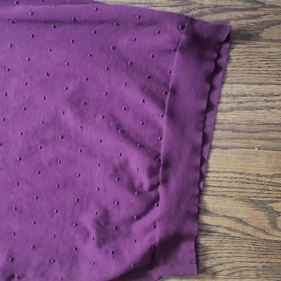 Ann Taylor Factory 3/4 Sleeve Burgundy Women’s Sweater - Picture 10 of 10